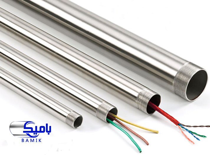 لوله برق فولادی